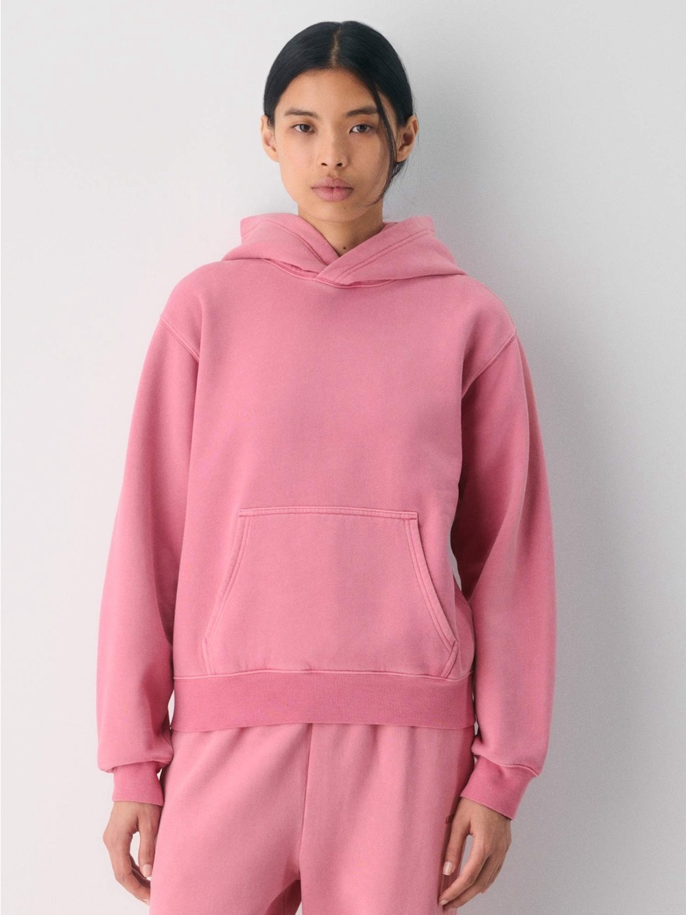 Aritzia Cozy Sweatfleece Perfect Hoodie size small vintage frozen berry NWOT